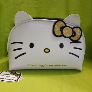 Creme x Hello Kitty Limited Edition Gold Bow Makeup Bag